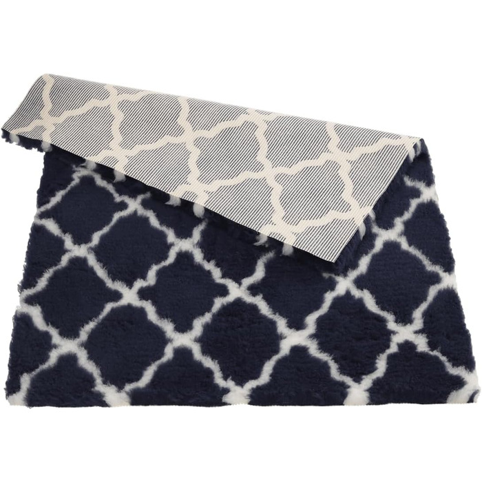 Медичне ліжко для собак Medbed Premium: ковдра з нековзким покриттям, що поглинає вологу та дихаюча, 70 x 100 см, колір Треліс-блакитний