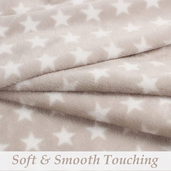 М'яка ковдра для собак та котів LeerKing: двошарова флісова ковдра 100 x 150 см (світло-сірий+світло-рожевий, 75 x 100 см), для дивана, ліжка та авто