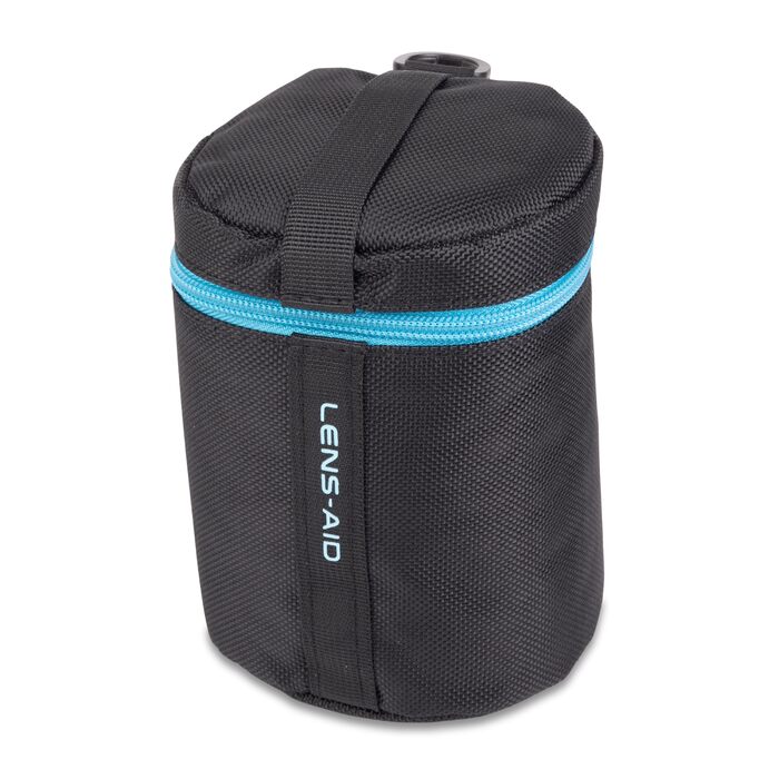 Захисний чохол для об'єктива LENS-AID: м'який, з блискавкою та кріпленням для пояса (9 x 14 см)