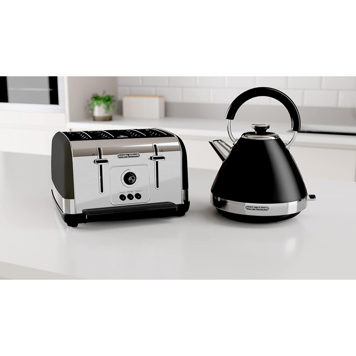 Morphy Richards Venture Pyramid Electric Kettle - Matte Black