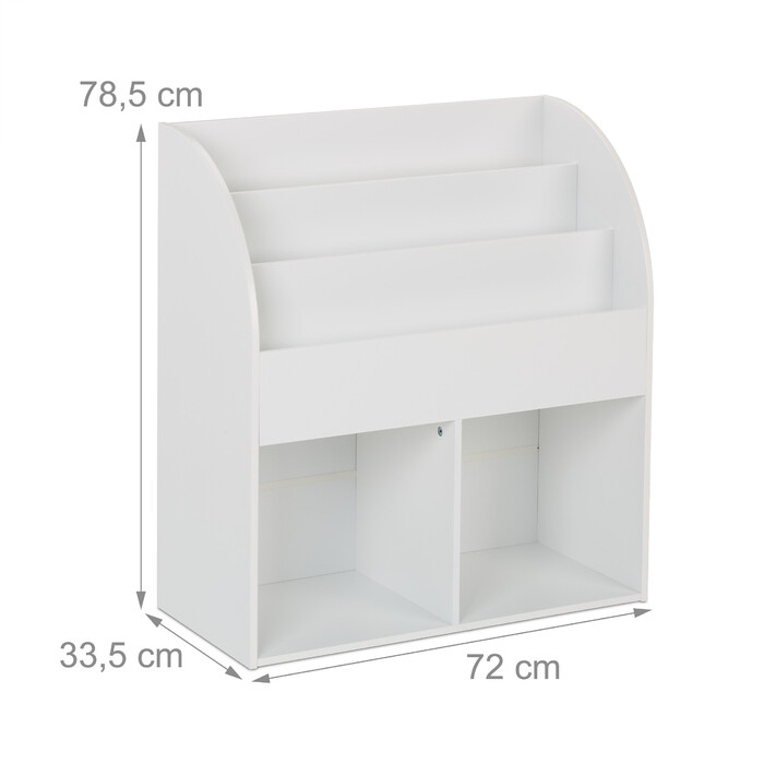Relaxdays Kids Bookshelf