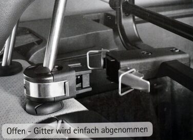 Сітка-перегородка для Mazda CX-5 та CX-7 Kleinmetall Roadmaster Deluxe з системою швидкого кріплення