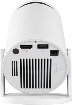 Портативний проєктор 4K, 1080P FHD Mini проєктор, сумісний з Android та Netflix, WiFi 6, BT 5.0, поворот на 180°, автоматична корекція трапецеїдальних спотворень