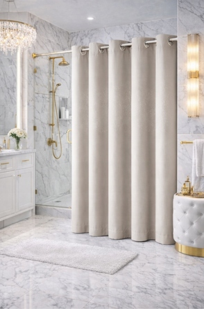 Текстильна штора для ванни NOW-ART, 200 x 220 см