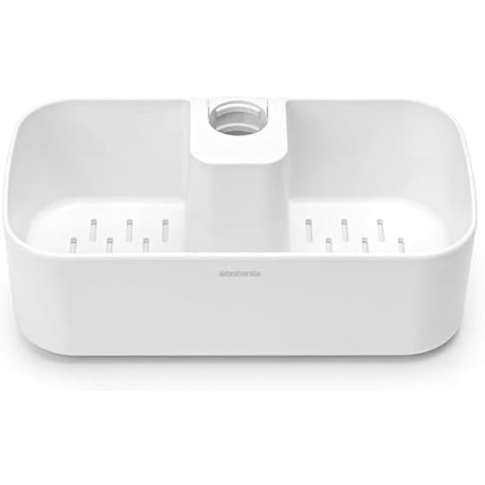 Полиці для душу Brabantia Renew, біла, органайзер для ванної кімнати