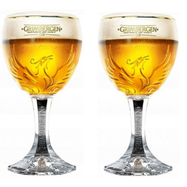 Набір келихів для пива Grimbergen Nukleiertes 33 cl (2 шт) - Оригінал з Бельгії