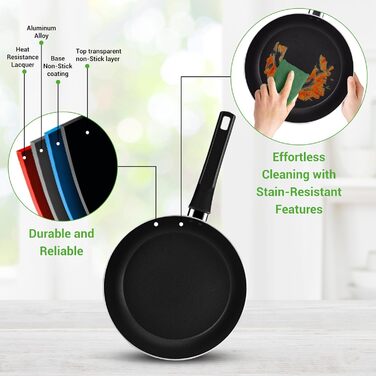 NutriChef 13-Piece Cookware Set | Non-Stick Cookware Set with Lids | Induction Pots and Pans Set for Gas, Electric & Ceramic Cooktops | PFOA-Free | Pots & Pans for Healthy Cooking Black