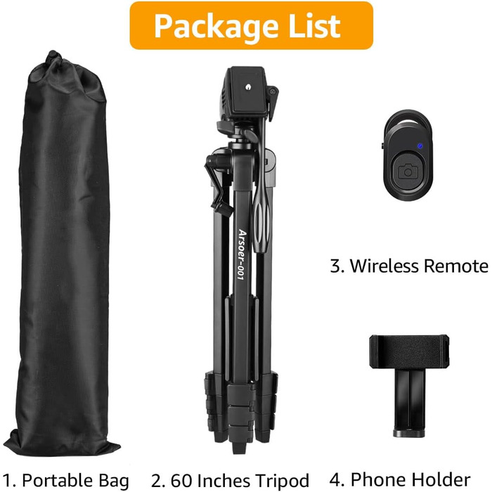 Штатив для камери 175см з Fluid-головкою: для Sony, Nikon, Canon, TikTok, Vlog (алюміній)