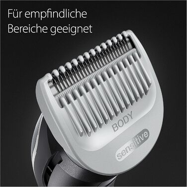 Триммер для тіла Braun Bodygroomer Series 7 BG7555: Бездротовий, водонепроникний, з насадками для інтимної зони та тіла