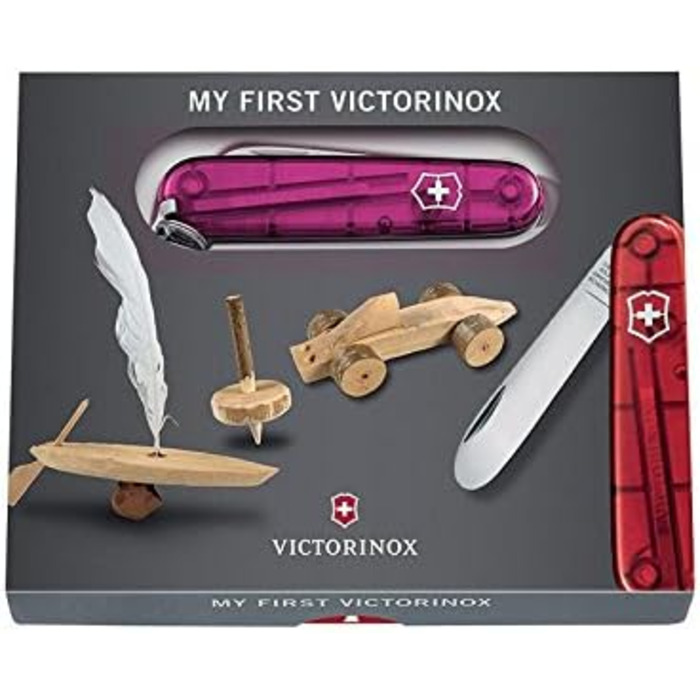 Дитячий мультитул Victorinox My First Victorinox - рожевий, 8 функцій, без гострої клинка