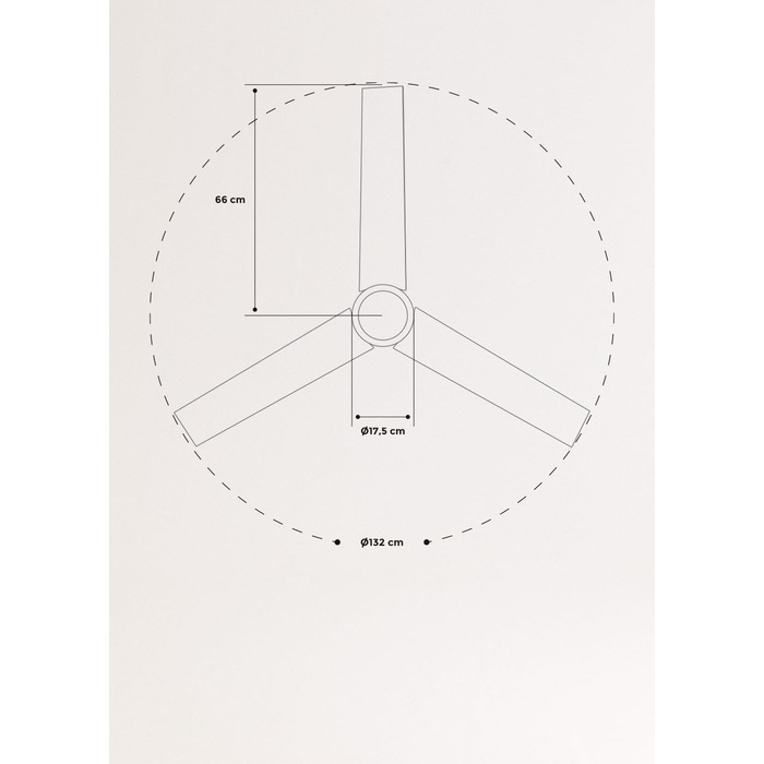 Стеляний вентилятор Windminimal білий з підсвіткою та пультом, тихий, DC-двигун, 40W, діаметр 132 см, 6 швидкостей, літньо-зимовий режим