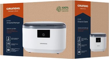 Ультразвуковий очисник Grundig UC 6620 з таймером, 500 мл, 50 Вт, білий (без таймера)