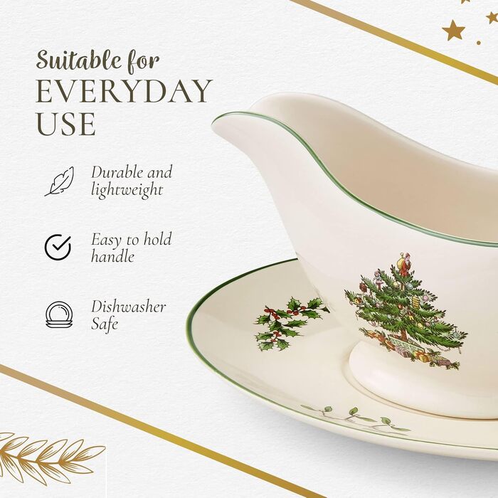 Соусниця з підставкою Spode, керамічний набір, різнокольорова, у коробці