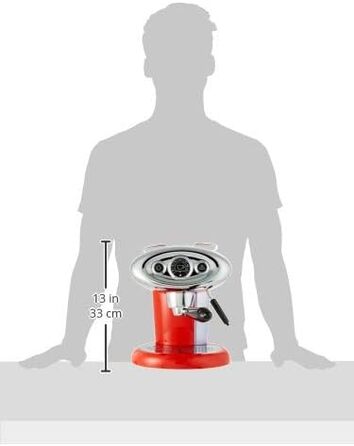 illy Coffee, Espresso Machine for Iperespresso Capsules X7.1 Red