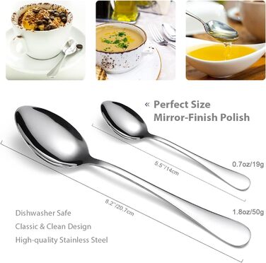 Набір столових приборів Ben & Bel на 6 осіб (24 шт.) з нержавіючої сталі: ножі, виделки, ложки. Подарункова коробка, легкий догляд, підходить для миття в посудомийній машині.