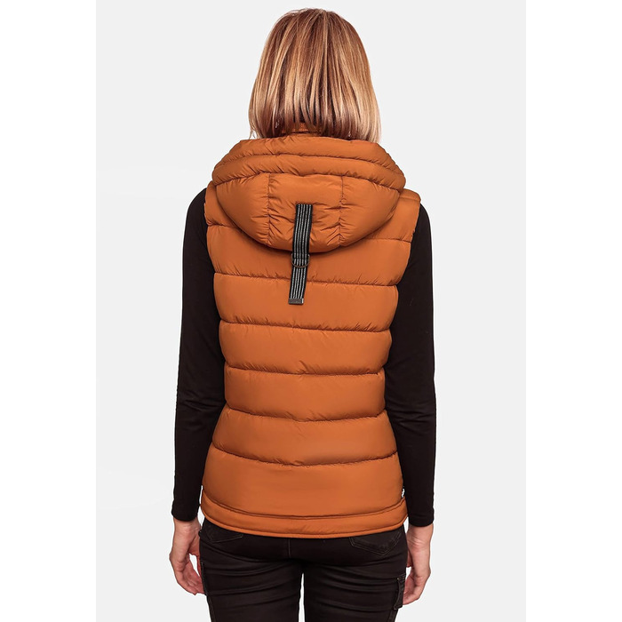 Легка перехідна жилетка ARIKOO Daen з капюшоном, стеганий, XS-3XL (S, Rusty Cinnamon)