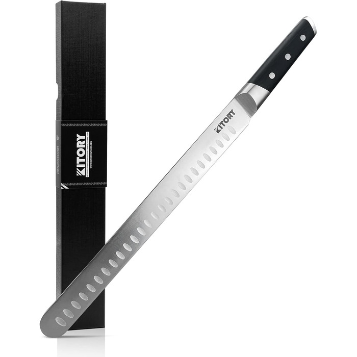 Kitory Hackmesser 18 см, кухонний ніж-сікач з нержавіючої сталі, з ручкою Pakkawood (Mtd01de)