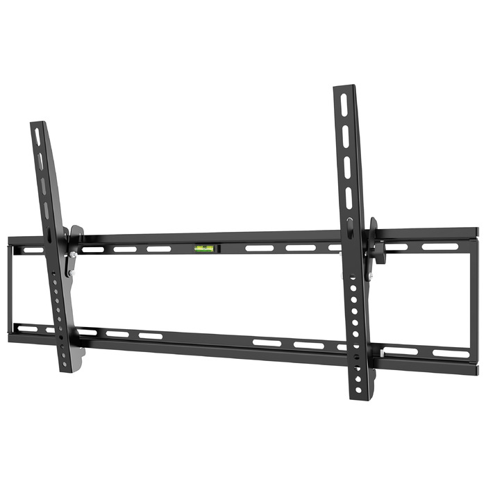 Настінний кронштейн для телевізора goobay Basic TILT XL (43–100 дюймів), нахил 10°, ультратонкий 45 мм, VESA 800x400, до 75 кг, 49743