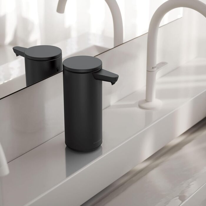 Simplehuman Rechargeable Automatic Soap Dispenser - Stainless Steel, Variable Dosage, Drip-Free, IP67 Waterproof, ST1082