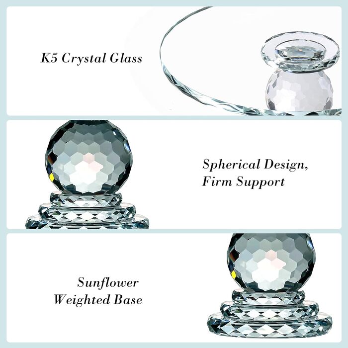 Обертова підставка для тортів Uten: кришталева платформа для декорування випічки