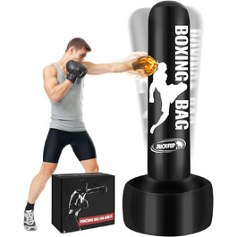 Надувний боксерський мішок Boxsack 180 см для тренувань MMA, Муай Тай, фітнесу