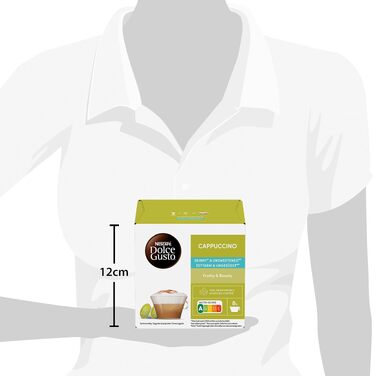 Кавові капсули NESCAFÉ Dolce Gusto Cappuccino, набір 3х16 шт (48 капсул)