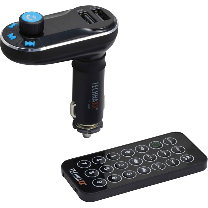 FM-трансмітер Technaxx FMT600BT з Bluetooth, MP3-плеєр, LCD-дисплей