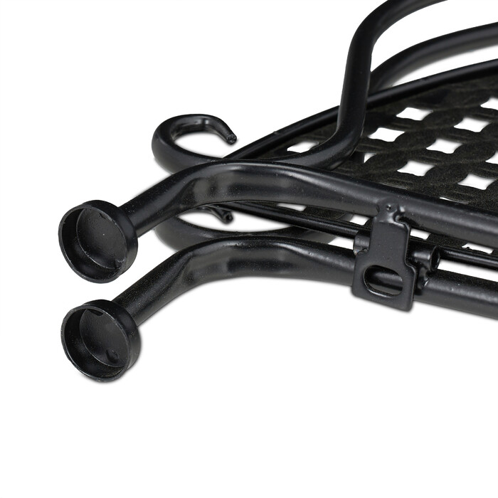 Relaxdays Metal Corner Shelf with 3 Tiers
