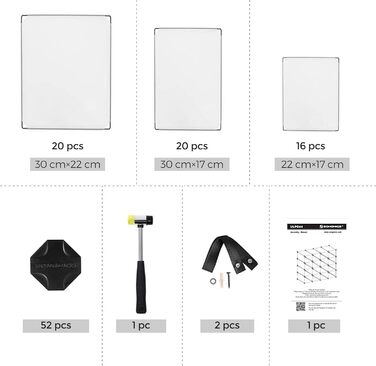 SONGMICS Shoe Rack, Shelving System, Plug-in Shelf, 15 Compartments, DIY Shelf, Stackable, Made of PP Plastic, as a Wardrobe, Room Divider, for Bedroom, Office, 30 x 111.2 x 86.2 cm, white LPC445W02