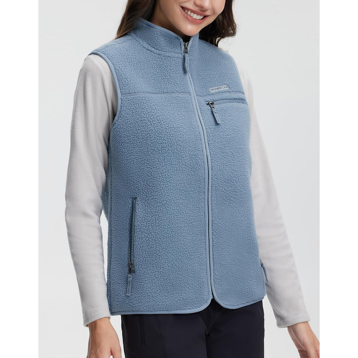 Тепла флісова куртка Pioneer Camp для жінок з капюшоном та блискавкою, Teal Blue, XL