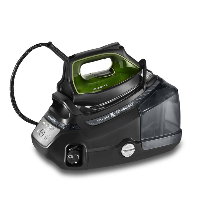 Станція парогенератора Rowenta Steam Pro DG7621, 6.2 Bar, 310 г/хв, 1.1 л, компактний дизайн, блакитно-чорний