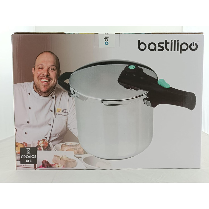 Скороварка з нержавіючої сталі Bastilipo Cronos 10 л, 24 см