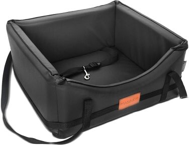 Автоматик для собак Mayaadi-Home: крісло-ліжко для собак з штучної шкіри, чорний, розмір M (50x45 см)