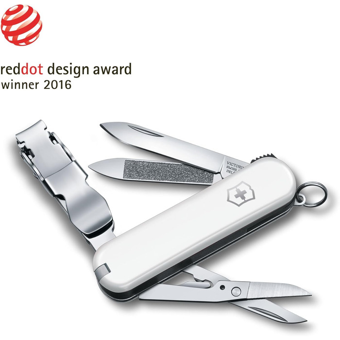 Мультитул Victorinox Nail Clip 580: манікюр, педикюр, 8 функцій, червоний