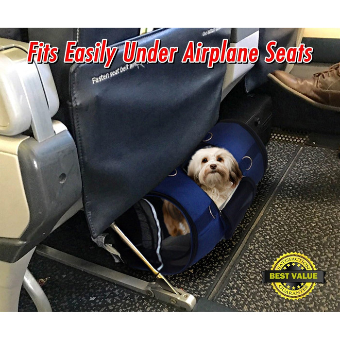 Рюкзак-переноска для тварин 6-в-1, фронтальний/грудний, на плечі та в руці, автокрісло, 2 позиції для зручності під авіасидіння, м'яка переноска. Підходить для тварин 36-41 см, S: для тварин 26-41 см у висоту та 29 см у довжину (для тварин розміром чашки 