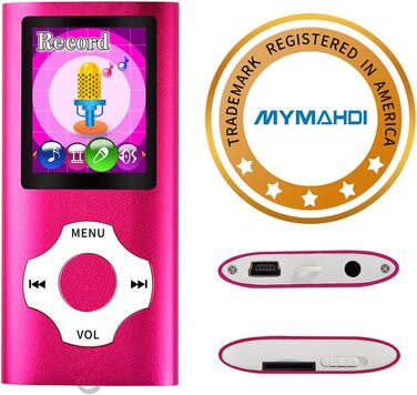 MP4 плеєр Mymahdi з екраном 1.8