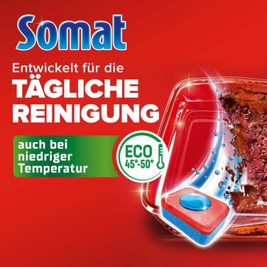 Таблетки для посудомийних машин Somat Classic, потужне очищення навіть при низьких температурах, 135 шт