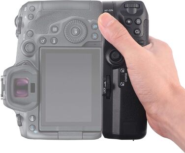 Вертикальна ручка Hersmay для Canon EOS R5 R5C R6 R6 Mark II з підтримкою LP-E6/LP-E6NH/LP-E6N акумуляторами