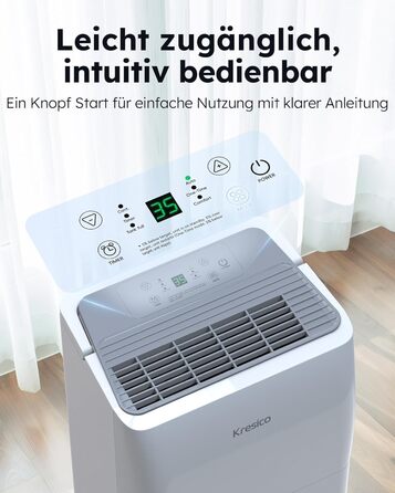 Електричний осушувач повітря 50 л/24 год, для підвалу та приміщень до 320 м³/125 м², таймер, шланг для відведення конденсату, фільтр, 10 років гарантії. Модель Gar (16 л/24 год.)