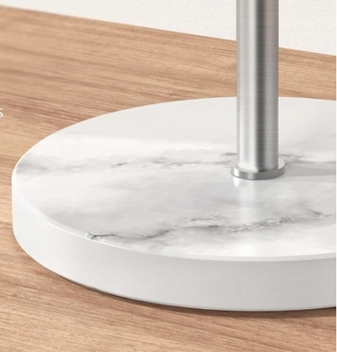 Підлоговий вішак для рушників у ванну кімнату з мармуровою основою, 102 см