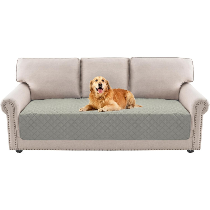 Водонепроникний килимок для собак середнього розміру 77 x 178 см, килимок для собак, захист дивану, м'який і пухнастий, захисний килимок для дивану, котячий килимок, Французький горіх