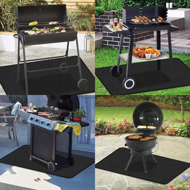 Захисний килимок під гриль: міцний та великий вогнетривкий підклад для BBQ