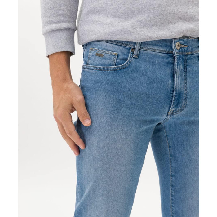 Джинси чоловічі BRAX Cadiz Straight Fit світло-блакитні (33W/34L) - класичні п'ятикішенні