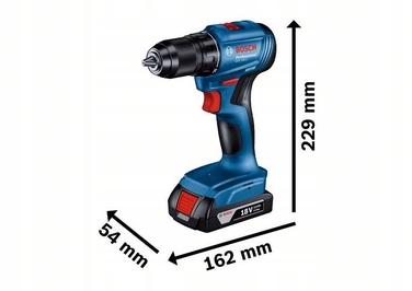 Дриль-шурупокрут Bosch GSR 185-Li, 2 x 2,0 Аг, у кейсі
