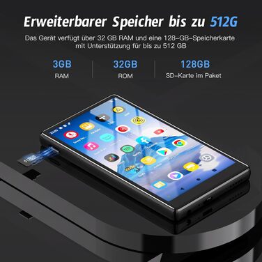 MP3 плеєр 160GB з Bluetooth та WiFi, 5