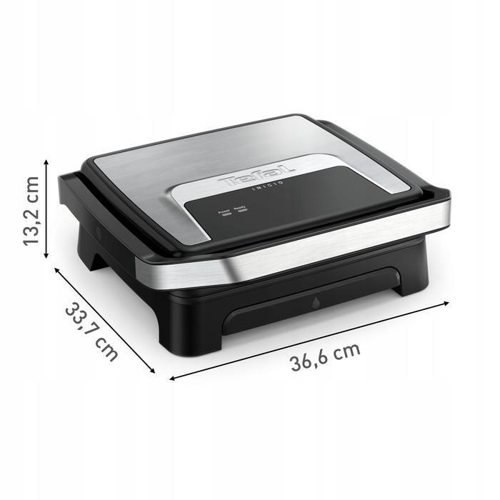 Електричний гриль 2в1 Tefal Inicio GC271D10 (2000 Вт) — сендвічниця та гриль для паніні