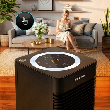Колонний вентилятор Climative CoolHeat: підлоговий обігрівач та охолоджувач з WiFi та LED-дисплеєм