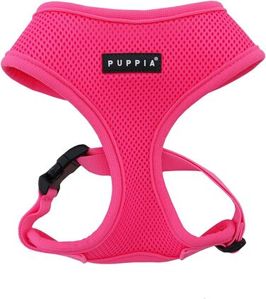 Шлейка для собак Puppia Neon - Якісна та комфортна, для цуценят, рожева, L Pink L