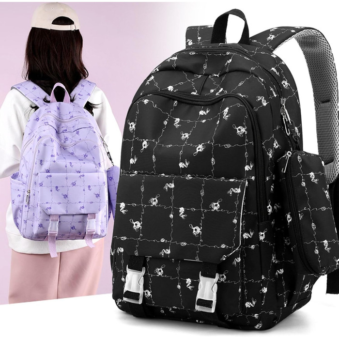 Великий шкільний рюкзак для учнів середньої школи, жіночий рюкзак, чорний рюкзак для полегшення навантаження, синій рюкзак для хлопців