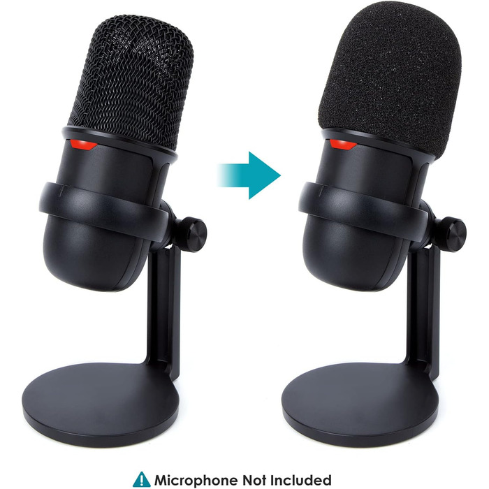 Підставка для мікрофона SoloCast від YOUSHARES: мікрофонний кронштейн з кріпленням для HyperX SoloCast, з поп-фільтром
